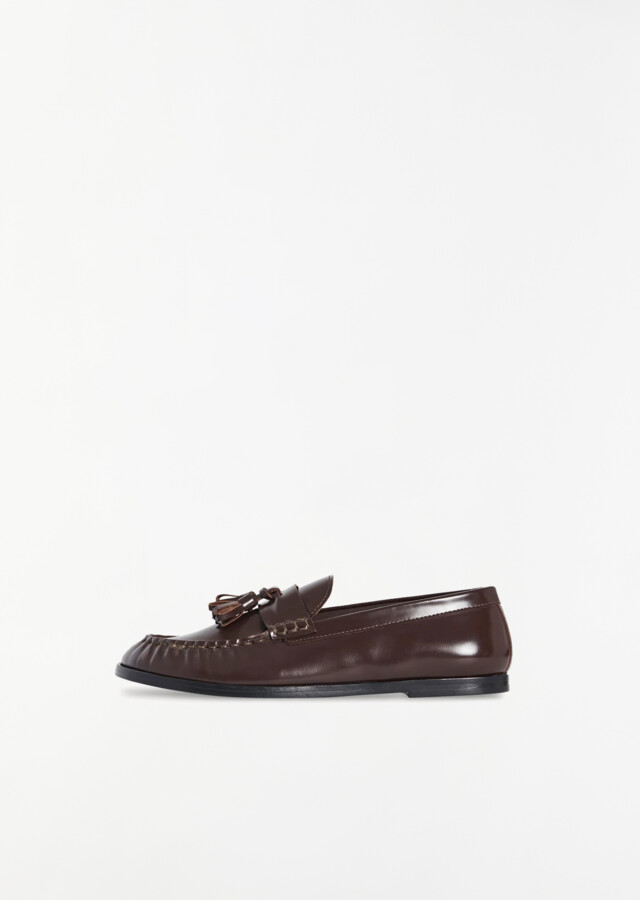 The Row Men's Polished Leather Loafer