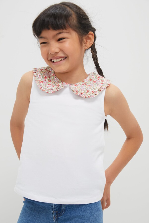 La Coqueta Red Floral Florentina Top