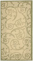Thumbnail for your product : Safavieh Natural and Olive Indoor/ Outdoor Area Rug, 2-Feet by 3-Feet 7-Inch