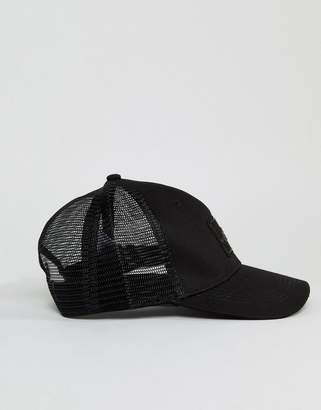 Ellesse Snapback Mesh Cap With Logo In Black