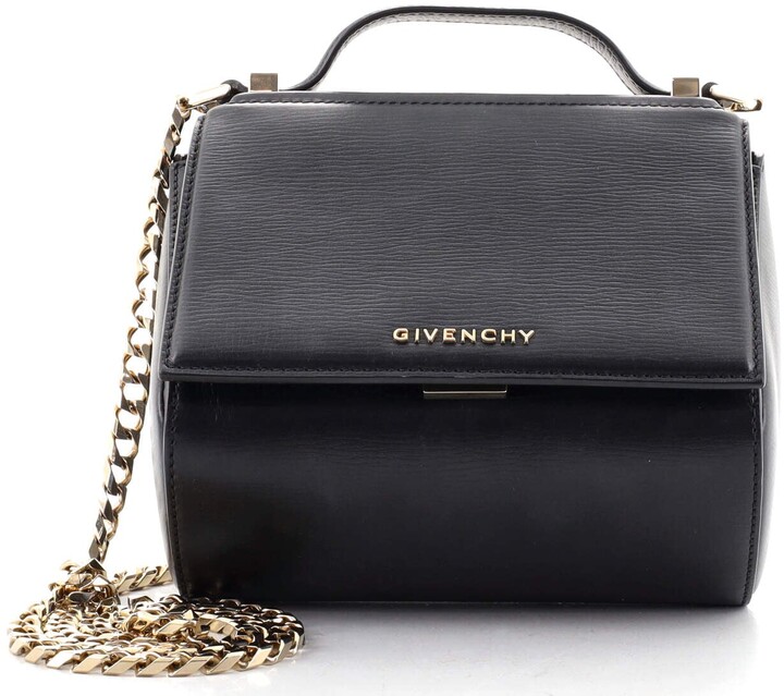 Givenchy Chain Pandora Box Bag Leather Mini - ShopStyle