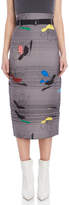 Thumbnail for your product : Tela Grey High-Waisted Pleated Skirt