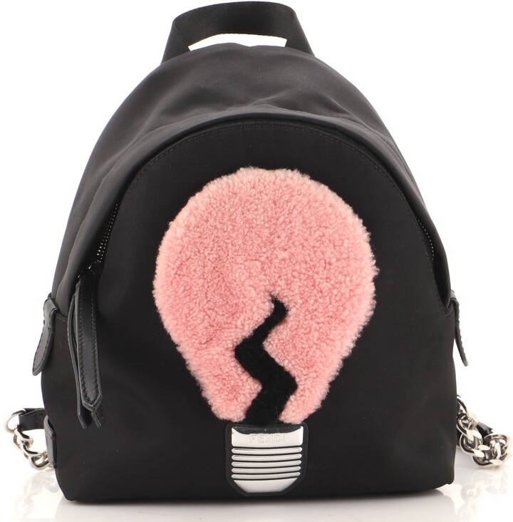 fendi shearling backpack