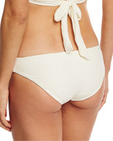 Thumbnail for your product : Vitamin A Luciana Patterned Hipster Swim Bottom, Beige