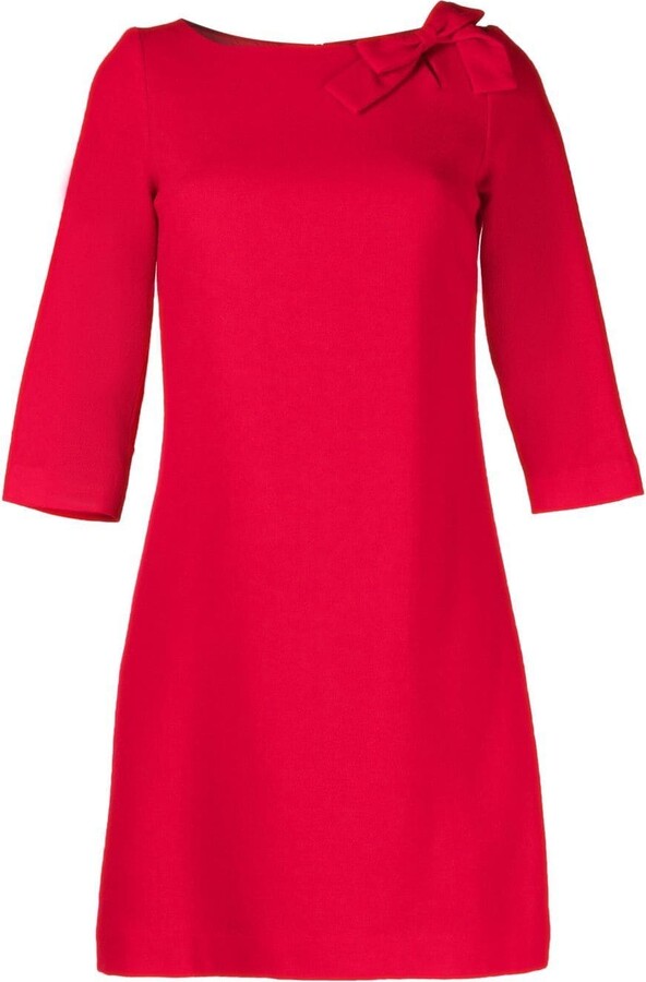 Red Bow Sleeve Dress | Shop The Largest Collection | ShopStyle