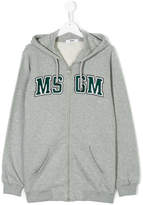 Thumbnail for your product : MSGM Kids logo printed hoodie