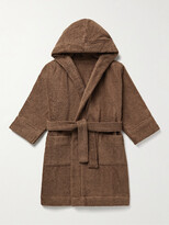 Thumbnail for your product : TEKLA KIDS Organic Cotton-Terry Hooded Robe