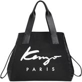 Thumbnail for your product : Kenzo Essentials Canvas & Leather Tote Bag