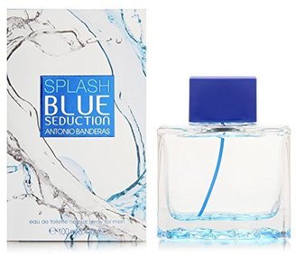 Antonio Banderas Blue Seduction Splash Men Eau De Toilette Spray, 3.4 Ounce by