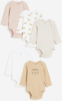 Thumbnail for your product : H&M 5-pack Long-sleeved Bodysuits