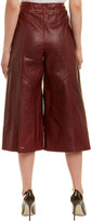 Thumbnail for your product : Lafayette 148 New York Thompkins Leather Culotte Pant