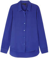 Donna Karan Collection Cobalt Silk Shirt