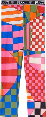 Pucci Pink Giardino-Print Leggings