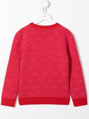 Gucci Children GG jacquard jumper