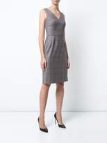 Thumbnail for your product : Carolina Herrera checked fitted dress