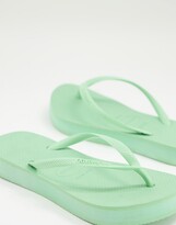 Thumbnail for your product : Havaianas slim flatform flip flops in green