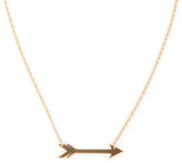 Thumbnail for your product : Jennifer Zeuner Jewelry Montana 1" Horizontal Arrow Necklace
