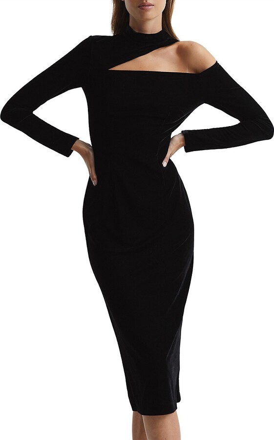 reiss tatiana velvet dress