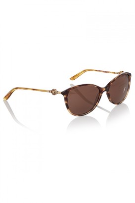 Versace Tortoiseshell Square Frame Sunglasses