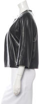 Thumbnail for your product : Badgley Mischka Short Leather Jacket