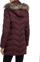 Thumbnail for your product : Kenneth Cole Long padded coat with fur hood