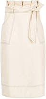 Thumbnail for your product : Lilly Sarti cotton-blend midi skirt