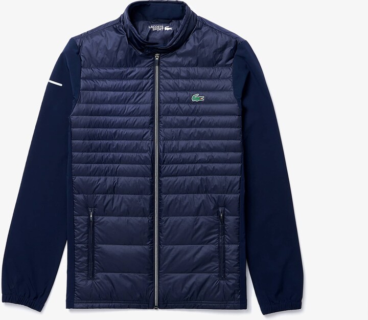 Lacoste Men's SPORT Lightweight WaterResistant Quilted Golf Jacket