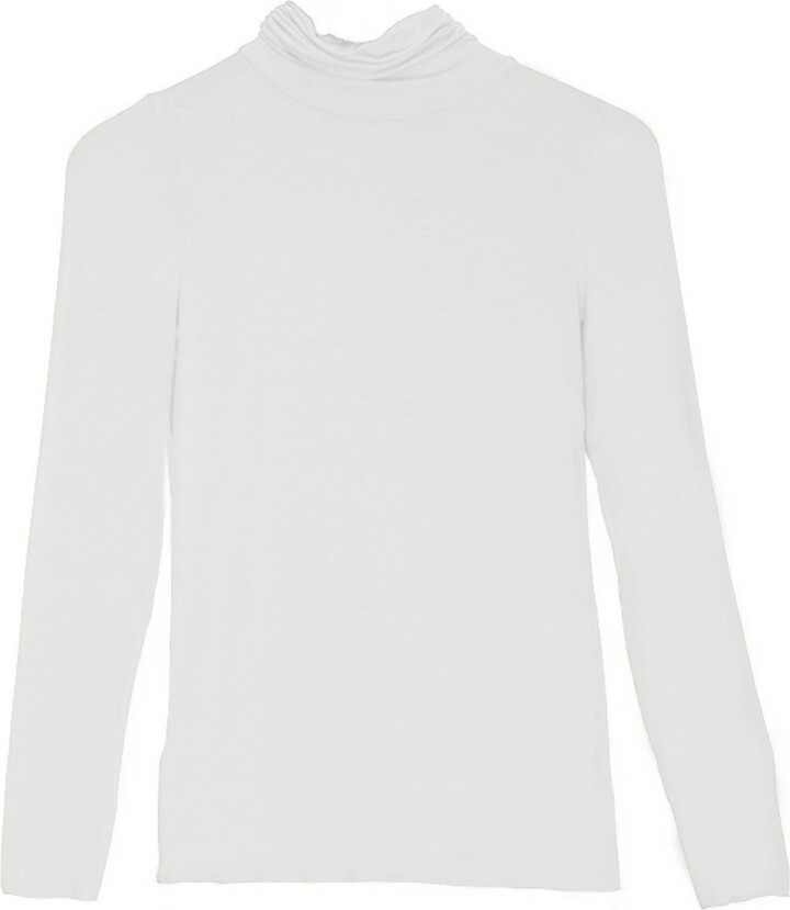 AtLAST Polo Neck Base Layer In White