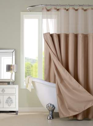 Dainty Home CSCDLMO Waffle Shower Curtain Complete Shower Curtain