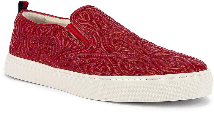 ambulance ensom Chaiselong Gucci Slip On Red Online Sale, UP TO 65% OFF