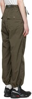 Thumbnail for your product : and wander Khaki Cotton Trousers