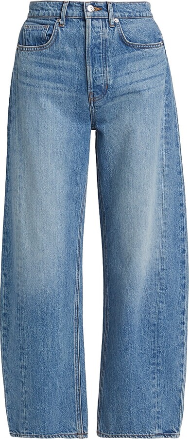 Veronica Beard Women's Ryder Barrel Jeans - Enough Said - Size 24