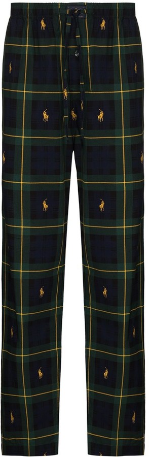 Polo Ralph Lauren Gordon plaid pajama trousers - ShopStyle
