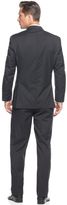 Thumbnail for your product : MICHAEL Michael Kors Big and Tall Black Striped Peak-Lapel Suit
