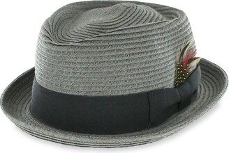 fiebig Westminster Corduroy hat Inner Band & mesh Lining in Fedora with Cord Set Trilby for Women & Men Made of Cotton
