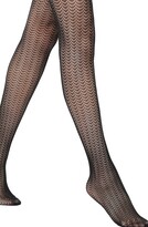 Thumbnail for your product : Stems Micro Crescent Fishnet Tights