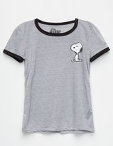 Thumbnail for your product : Mighty Fine Snoopy Girls Ringer Tee