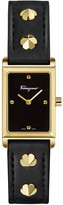Thumbnail for your product : Ferragamo Women's Fiore Studs Leather Watch, 34mm x 20mm