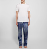 Thumbnail for your product : Derek Rose Barker Checked Cotton Pyjama Trousers