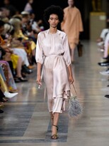 Thumbnail for your product : Rochas Olympic Open-back Silk-satin Midi Dress