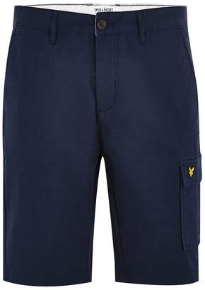 Topman LYLE & SCOTT X Navy Chino Shorts