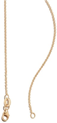 Lizzie Mandler Fine Jewelry 18K yellow gold XL name-tag charm