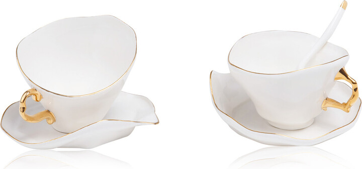 Meltdown Porcelain Tea Set Of 2