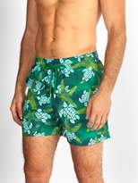 Thumbnail for your product : Vilebrequin Moorea Starlettes &turtles Print Swim Shorts - Mens - Green Multi