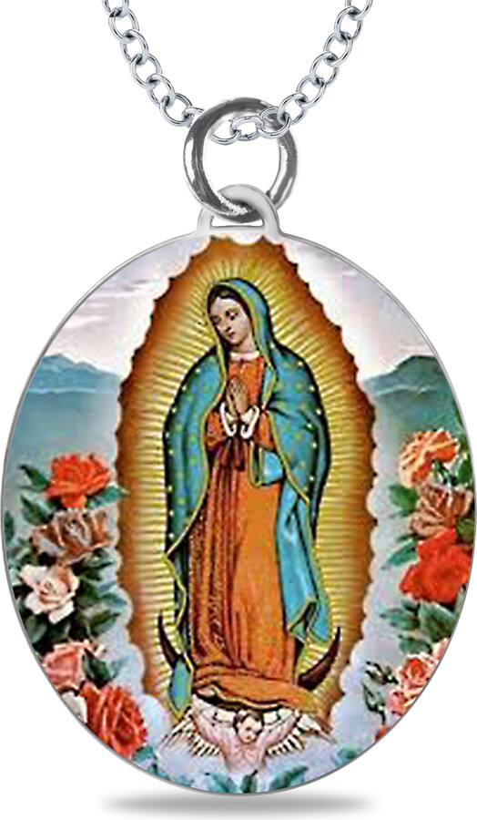 Our Lady of Guadalupe Gold Necklace. Gold Plated. Virgen De Guadalupe  Cadena De Oro Laminado. Gold. Gold Plated Jewerly. Joyeria De Oro - Etsy