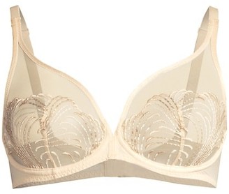 sheer underwire bra plus size