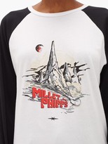 Thumbnail for your product : Phipps X Millet Logo-print Cotton-blend T-shirt - Black White