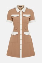 Thumbnail for your product : Karen Millen Compact Stretch Contrast Pocket Dress