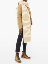 Thumbnail for your product : Moncler Logo-jacquard Wool-blend Scarf - Camel