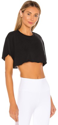 Alo Cropped Short Sleeve Top